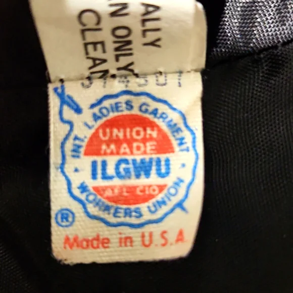 Braetan Vintage Union Made Double Breasted Cropped Jacket Suede Accents Size Med - Picture 13 of 15